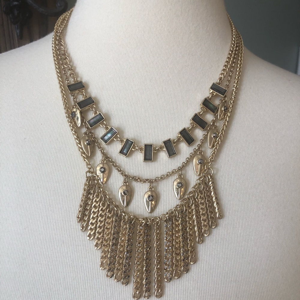 Lucky Brand Triple Strand Necklace
